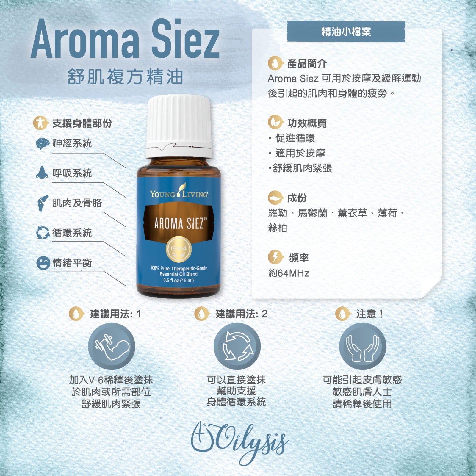 Aroma Siez 複方精油15毫升
